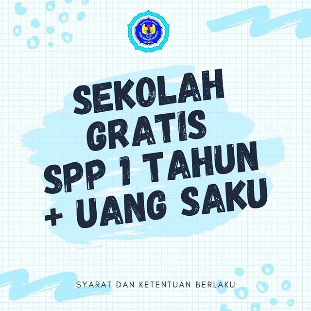 Beasiswa SPP Gratis 1 Tahun dan uang saku