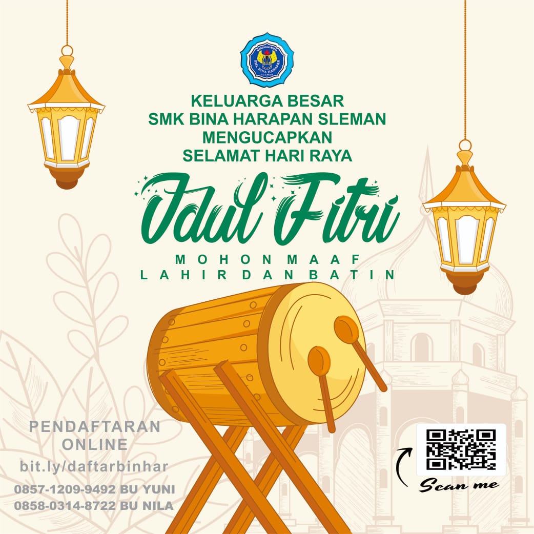 SMK Bina Harapan Gelar Syawalan Online dengan Warga Sekolah syawalan online idul fitri 1442H