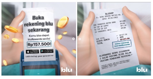 bebas biaya admin dan bebas biaya transfer ke bank lain