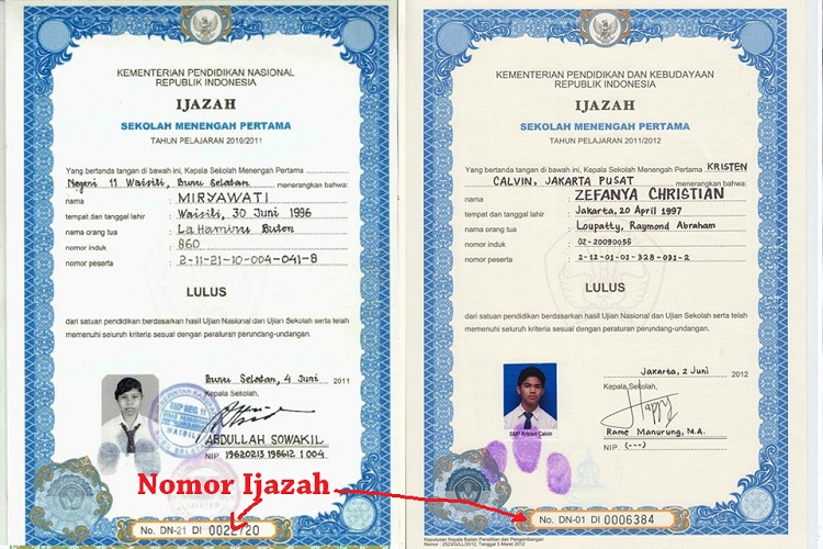 Cara Mengecek Nomor Ijazah SMP
