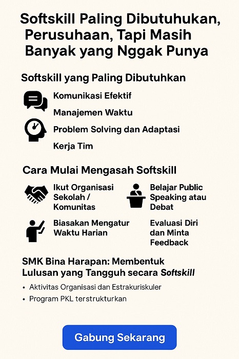 cara asah soft skill