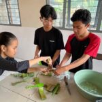 program kreativitas siswa pengolahan aloe vera lidah buaya SMK Bina Harapan